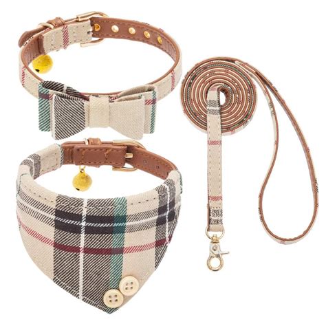 burberry dog collar and leash|burberry dog collars for sale.